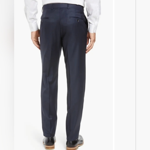 Ted Baker London Men's Jefferson Flat Front Wool Dress Pants, Sz 33 - Picture 6 of 16